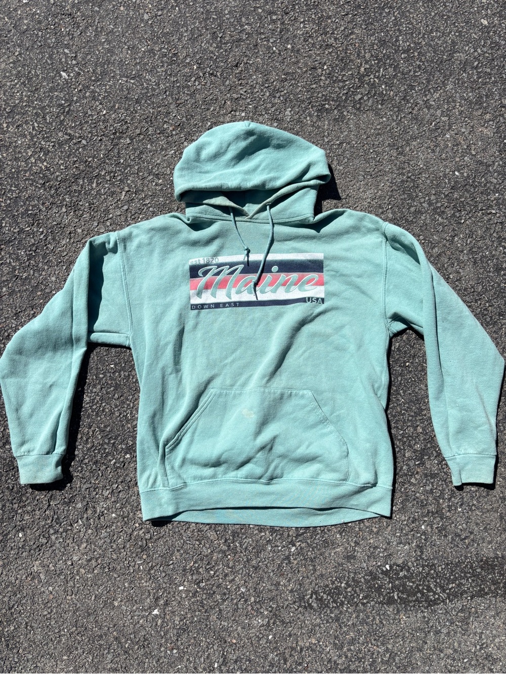 Jerzees Mint Green 'Maine' Pullover Hoodie